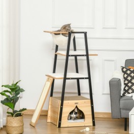 Kattr&auml;d katt-torn 121 cm h&ouml;gt